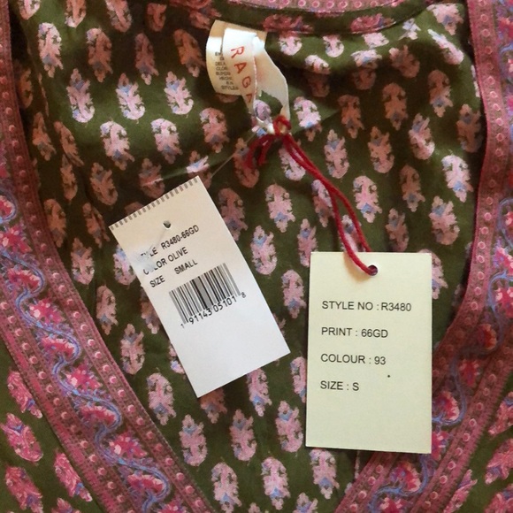 Raga | Avah Geometric Print Split Front Maxi Dress - Picture 5 of 6